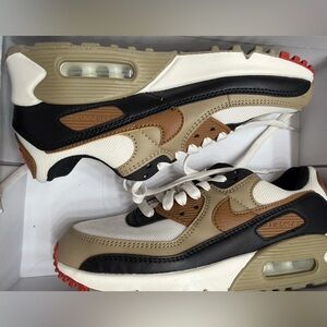 Nike Air Max 90 Women’s Sneakers | Size 5.5 | Neutral Tan/Black Colorway